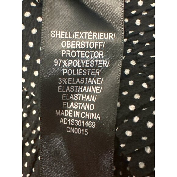 Adrianna Papell Polka Dot Culotte Pants Retro Wide Leg Trousers Goucho Siz Large - Picture 7 of 10